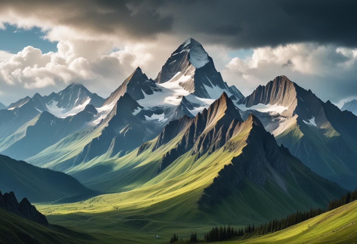 Bergskedjor illustration