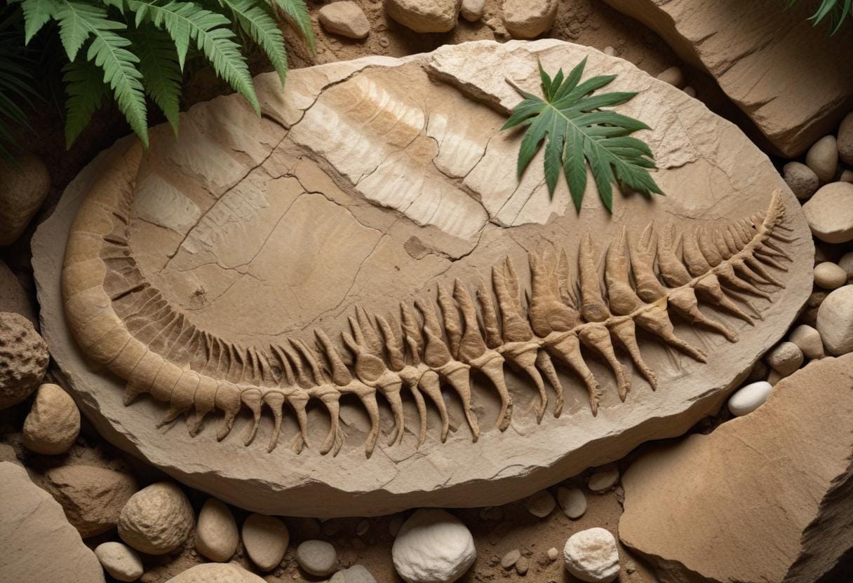 Vad är en fossil och varför är det så coolt illustration